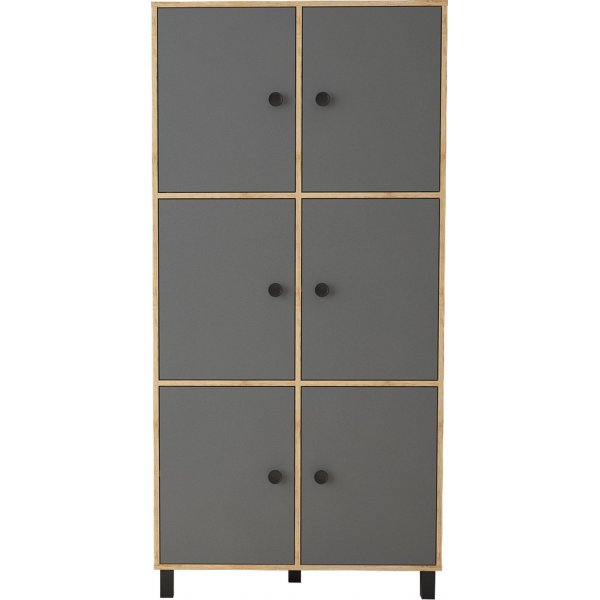 Vilamo Schrank 61 - Kiefer/Anthrazit