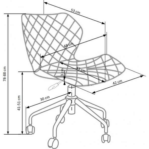 Albana Schreibtischstuhl - Schwarz/Grün Albana Schreibtischstuhl - Schwarz/Grün