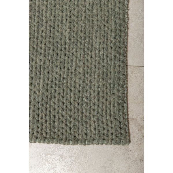 Wollteppich Hilding - Grün Wollteppich Hilding - Grün