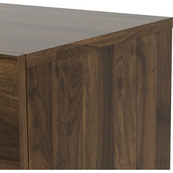 Pepe breite Kommode mit 4 Schubladen - Walnuss Pepe breite Kommode mit 4 Schubladen - Walnuss