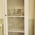 Kundenbild Salvador Vitrine - Weiß/Schwarz/Glas