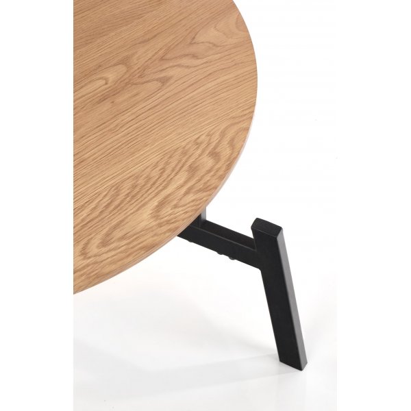 Attling Couchtisch 120 x 65 cm - Eiche/schwarz