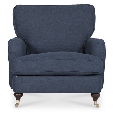 Howard Watford Deluxe Sessel - Marineblau + Mbelpflegeset fr Textilien