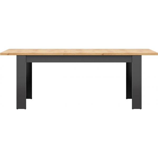 Hesen Esstisch 160-200 x 90 cm - Graphit/Eiche