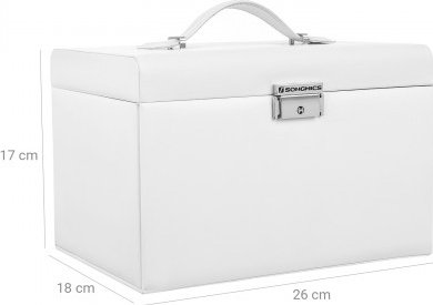 Carat Schmuckschatulle - Weiß Carat Schmuckschatulle - Weiß