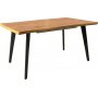 Fresno Esstisch 120-180 cm - Eiche/schwarz