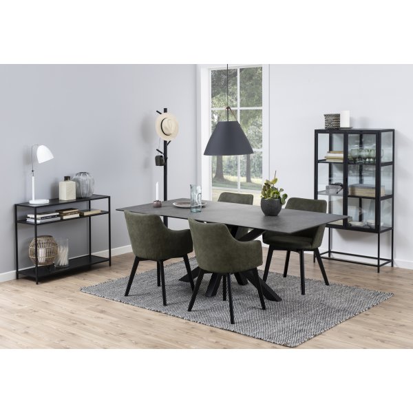 Seaford Konsolentisch 100 cm - Schwarz