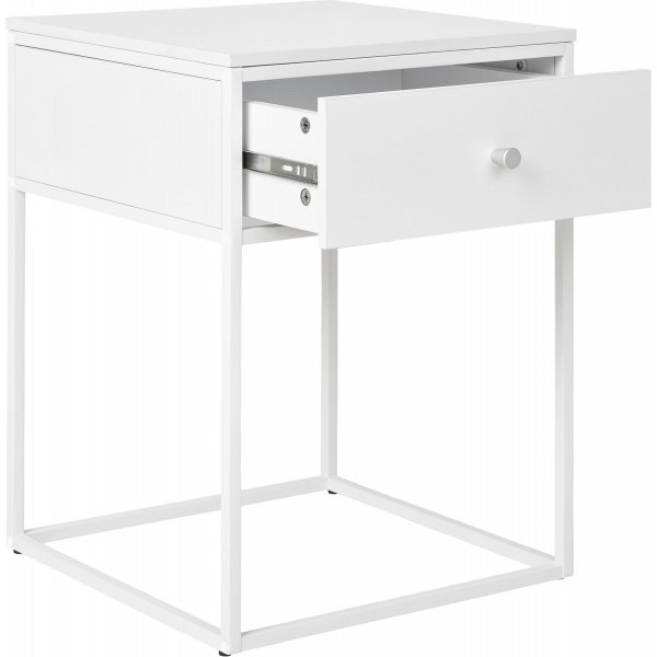 Weie Beistelltische 40 x 40 cm - Wei