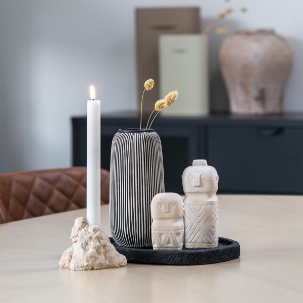 House Nordic Vase 18 - Schwarz/Wei