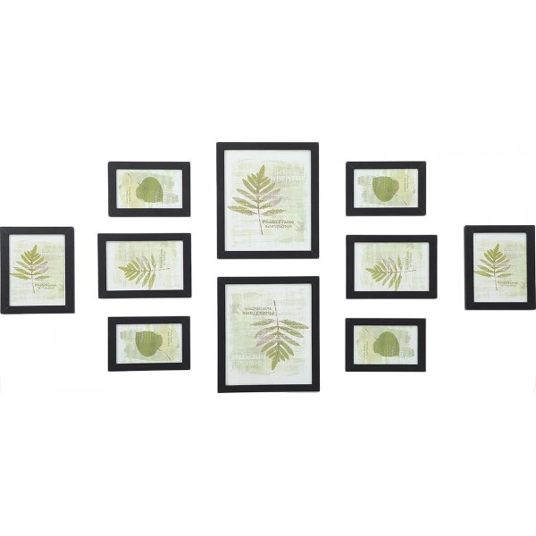 Jasmina Bilderrahmen, 10 Stck - Schwarz