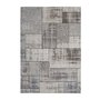 Patchwork-Teppich Stracciatella - Silber
