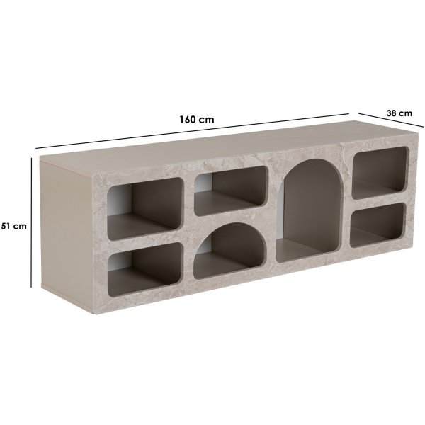 Liva-Regal B: 160 cm - Travertin