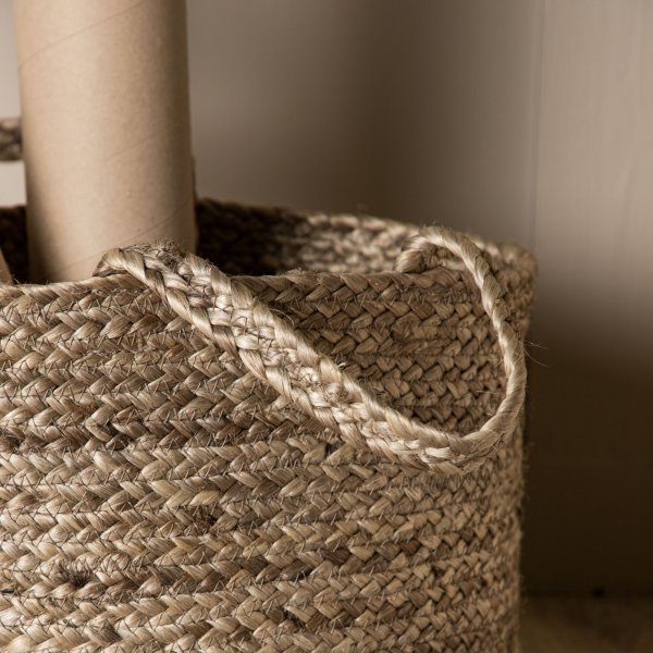 Bhopal-Korb Ø35 cm - Dunkle Jute Bhopal-Korb Ø35 cm - Dunkle Jute