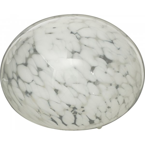 Globus Tischleuchte 24 cm - Wei gepunktet