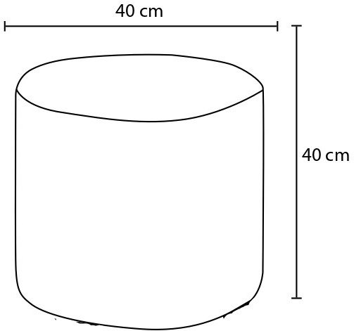 Inozu Pouf - Braun Inozu Pouf - Braun