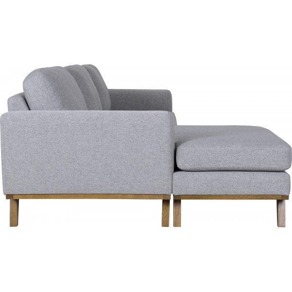 Sofa mit Wende-Diwan grau 283 cm Sofa mit Wende-Diwan grau 283 cm