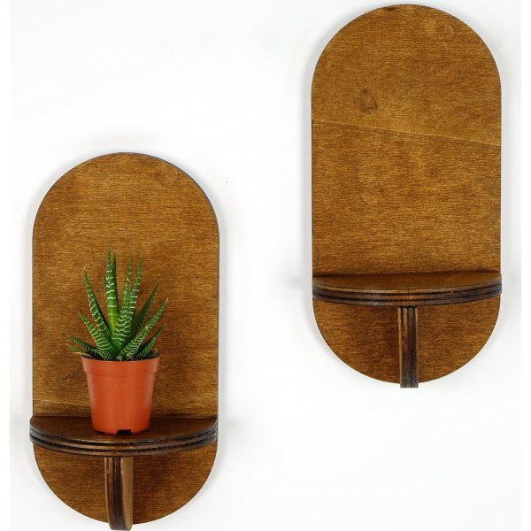 Rafa Wandregal 262 Walnuss