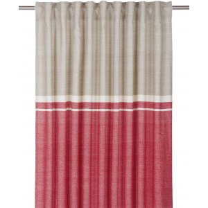 Carin Vorhang 2er-Pack 2 x 140 x 260 cm - Rot