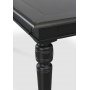 Paris Essgruppe 180 cm Tisch schwarz + 6 wei Gaston Esszimmersthle
