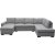 Solna U-Sofa 309 cm - Hellgrau