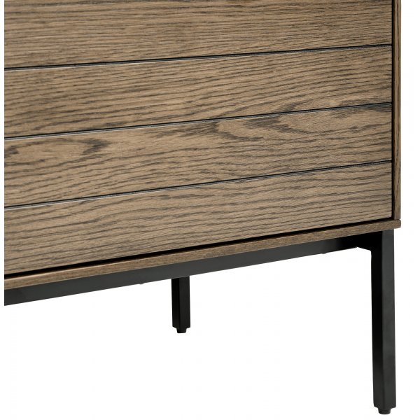 Inez TV-Bank aus braun ge�lter Eiche - Breite 180 cm