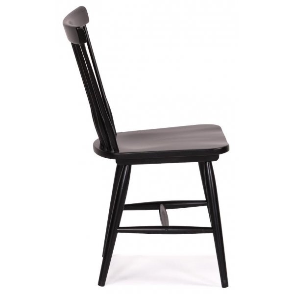 Tärnö Sprossenstuhl - Schwarz + Stuhlkissen Tärnö Sprossenstuhl - Schwarz + Stuhlkissen