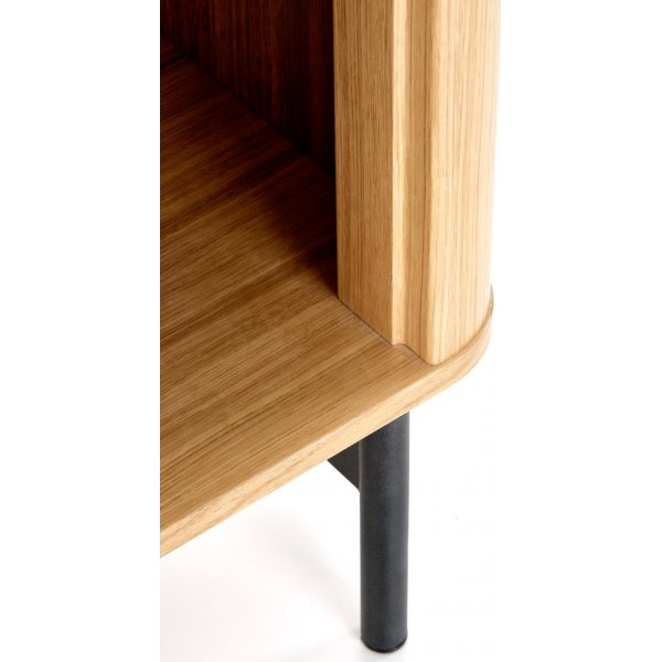 Giga B�cherregal 117 cm - Eiche/schwarz