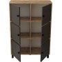 Vilamo Schrank 48 - Kiefer/schwarz