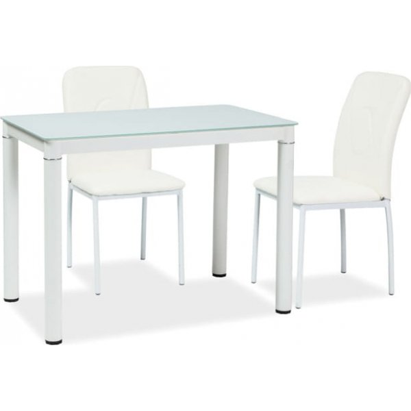 Bartlett Esstisch 100 cm - Weiß Bartlett Esstisch 100 cm - Weiß