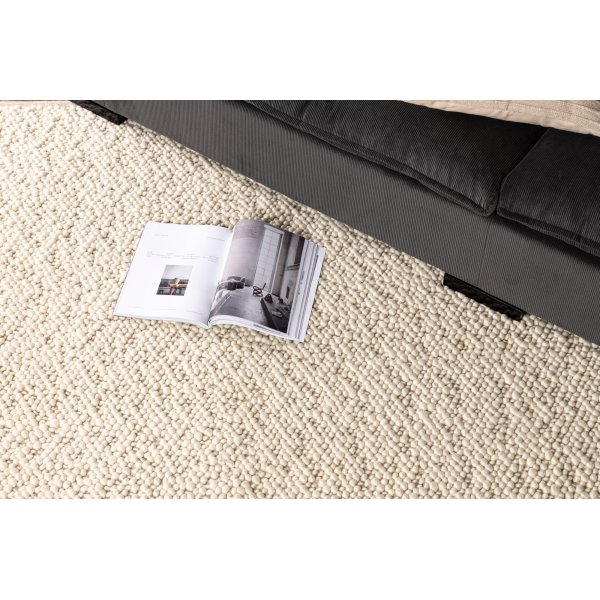 Wollteppich Jajru - Weiß Wollteppich Jajru - Weiß