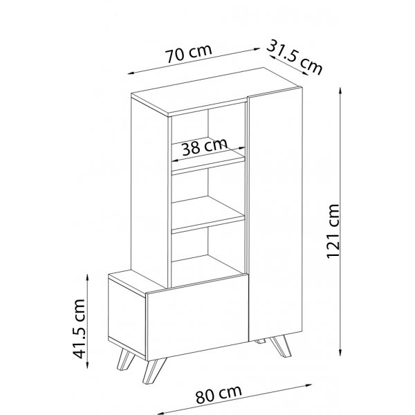Agostina Schuhschrank - Wei