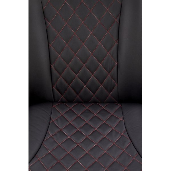 Camaro Sessel Luxury - Schwarz/Rot PU + Textilreinigung fr Mbel