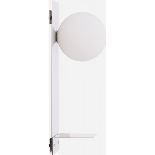 Troyes Wandleuchte - Hellgrau/Wei