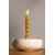 Posh Kerzenstnder 18 x 6 cm - Beige/Schwarz