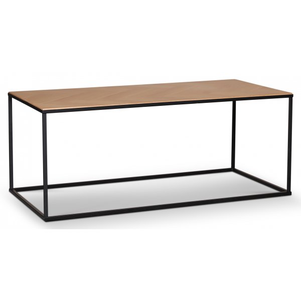 Mio Couchtisch 120 x 60 cm - Eiche / Schwarz