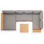 Lifestyle Garden Topaz Sofa-Set - Grau/Teak