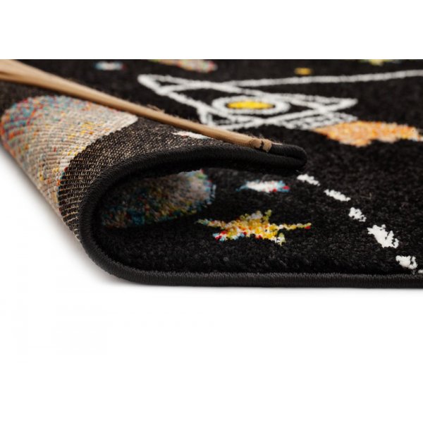 Kinderteppich Mitchell Space - Schwarz Kinderteppich Mitchell Space - Schwarz