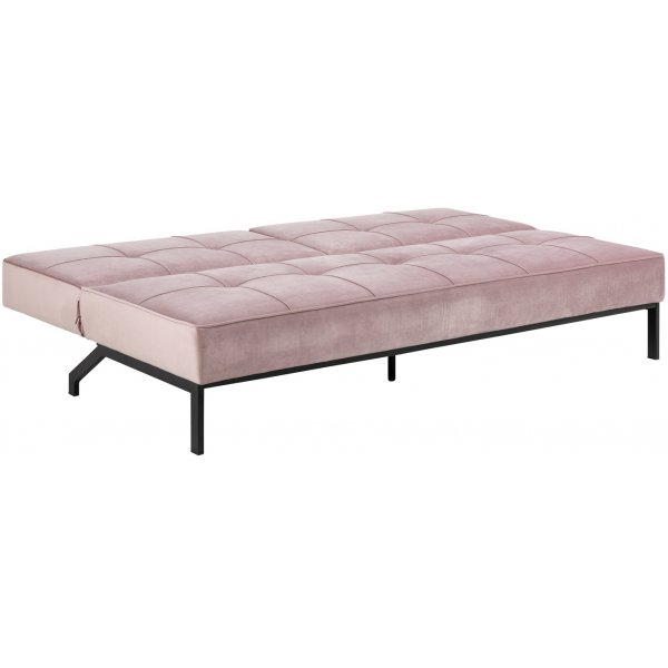 Perugia 2,5-Sitzer-Schlafsofa rosa Samt Perugia 2,5-Sitzer-Schlafsofa rosa Samt