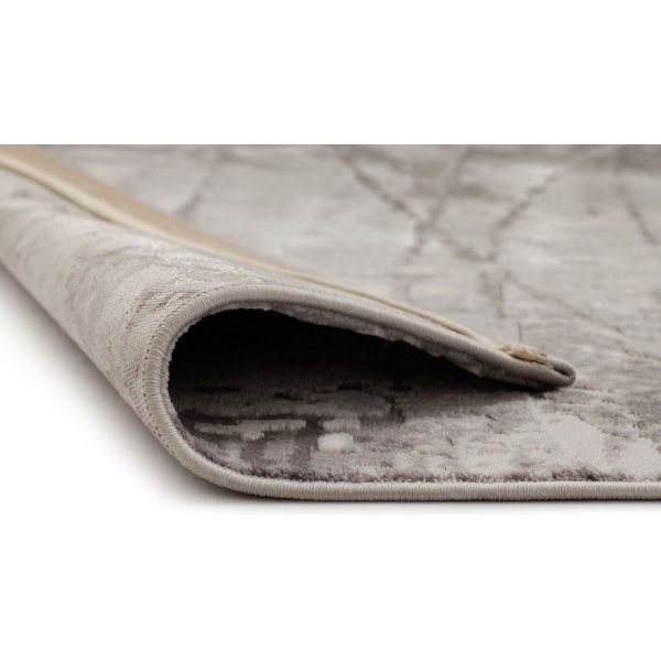 Maschinengewebter Teppich Galya Brick - Grau Maschinengewebter Teppich Galya Brick - Grau