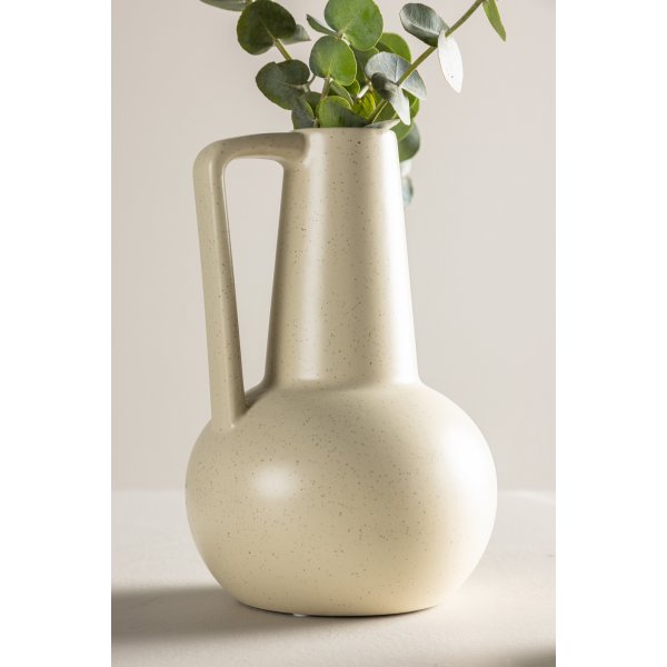 Lane Vase - Beige/Schwarz Lane Vase - Beige/Schwarz