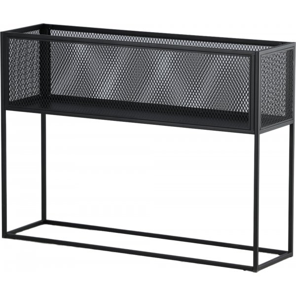 Teo-Reliefregal - Schwarz