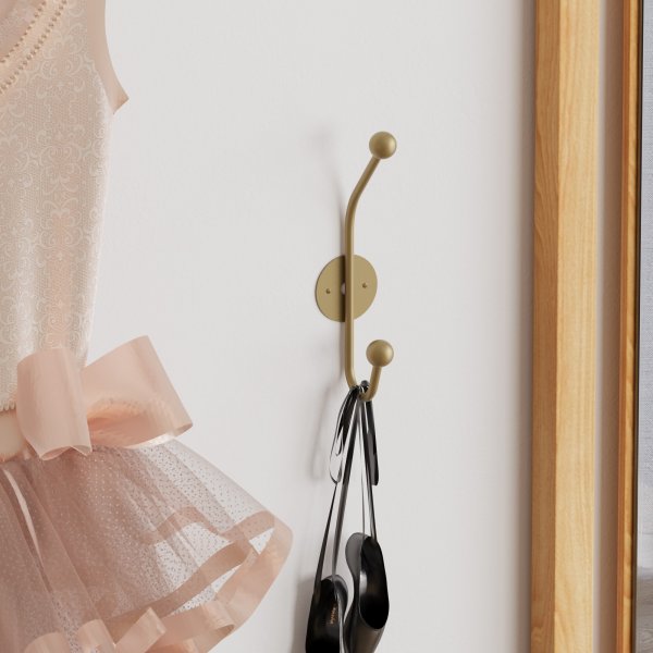 Nashorn-Kleiderbügel - Gold Nashorn-Kleiderbügel - Gold