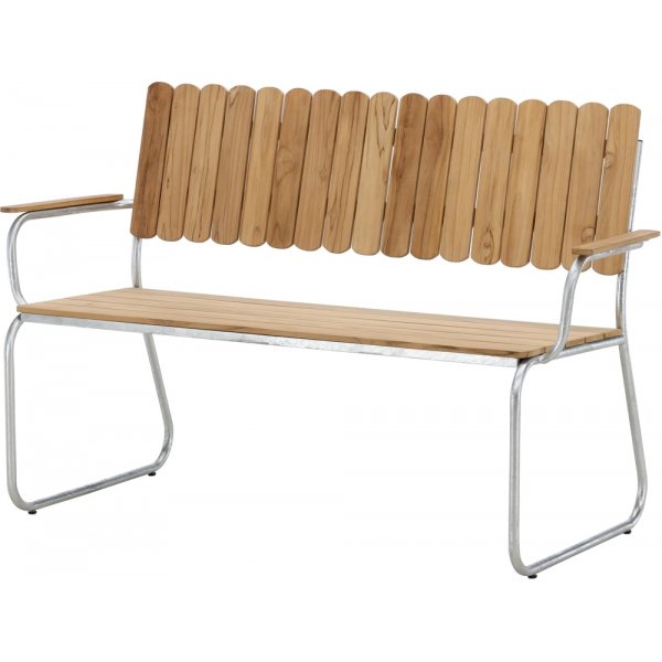 Holmsund Bank - Natur/Silber