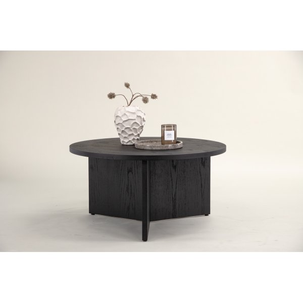Melker Couchtisch 65 cm - Schwarz