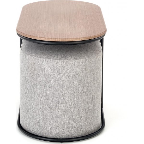 Rodeo Couchtisch 88 x 43 cm - Craft Eiche/schwarz Rodeo Couchtisch 88 x 43 cm - Craft Eiche/schwarz