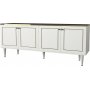Ravenna Sideboard - Wei/Gold/Schwarz