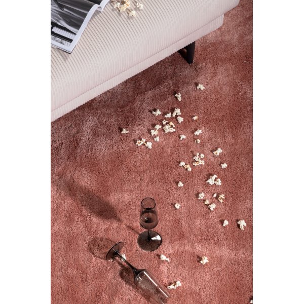 Lawson-Teppich - Pinke Viskose-Optik Lawson-Teppich - Pinke Viskose-Optik