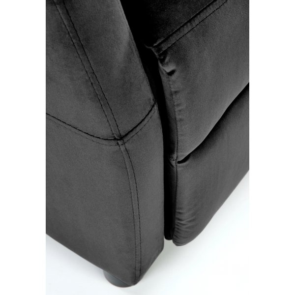 Gunvor Liegesessel aus schwarzem Samt Gunvor Liegesessel aus schwarzem Samt