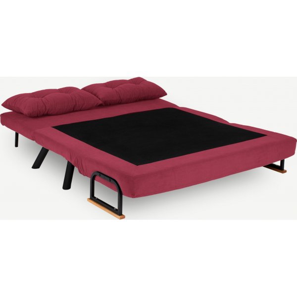 Sando 2-Sitzer-Schlafsofa - Rot