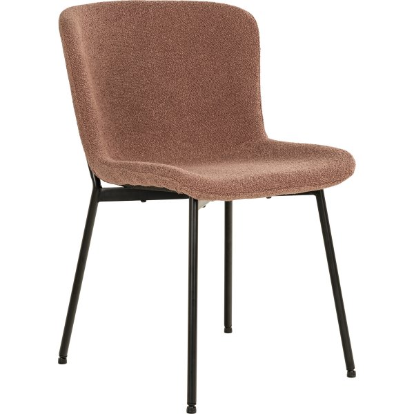 Maceda Esszimmerstuhl Rostrotes Bouclé